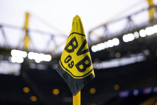 15 04 2025, Football, Champions League, quarter-finals, 2024 2025 season, Borussia Dortmund FC Barcelona, BVB corner flag, xRHR FOTO TKx Copyright: RHR-FOTOx RHR-FOTO TK
