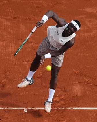 Tennis, Barcelona Open Banc Sabadell 2025, ATP, Tennis Herren 500. Round of 32 Barcelona, Spain, Barcelona Open Banc Sabadell 2025, ATP 500 match, Frances Tiafoe and Jaume Munar, Real Club de Tenis Barcelona, Barcelona, Spain, 15 abril 2025 Copyright: xBaguxBlancox xPressinphotox PS_240215_GODO_32_248