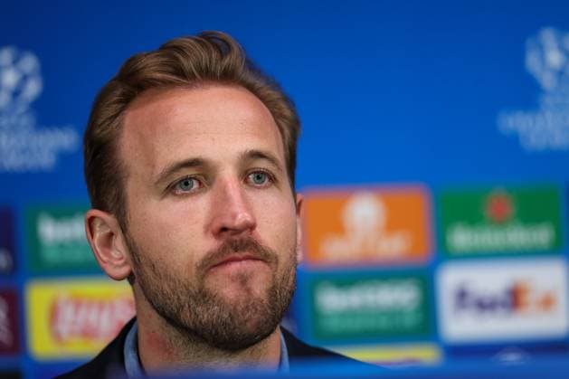 Harry Kane 9 FC Bayern Muenchen at the press conference, press conference, Inter Milan vs FC Bayern Muenchen, football, Champions League, quarter-final, second leg, 15 04 2025 Milan Lombardy Italy Copyright: xkolbert-press ChristianxKolbertx
