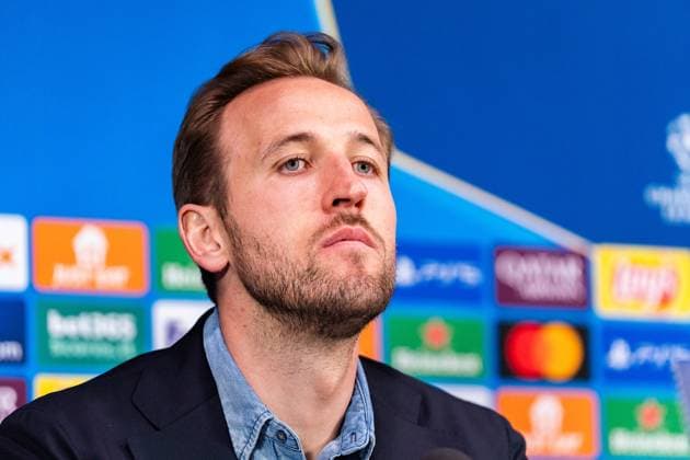 15 04 2025, Press conference with Vincent Kompany and Harry Kane, Inter Milan vs FC Bayern Munich, UEFA Champions League, quarter-final second leg Copyright: xBahhoxKarax