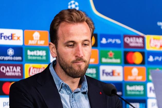 15 04 2025, Press conference with Vincent Kompany and Harry Kane, Inter Milan vs FC Bayern Munich, UEFA Champions League, quarter-final second leg Copyright: xBahhoxKarax