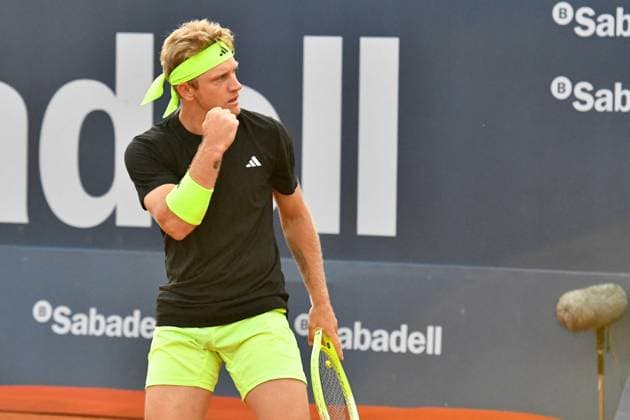 TENNIS - Internazionali di Tennis - Barcelona Open 2025 Alejandro Davidovich-Fokina during of the Barcelona Open Banc Sabadell at Real Club De Tenis Barcelona, Spain Barcelona Spain  Copyright: xIPAxSport ABACAx