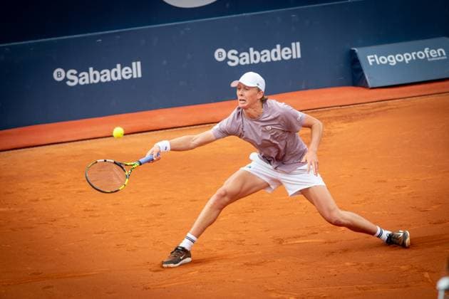 72 Barcelona Open Banc de Sabadell. Conde de Godo Trophy. Real Club de Tenis Barcelona. April 15,2025 72 Barcelona Open Banc de Sabadell. Conde de Godo Trophy. Real Club de Tenis Barcelona. April 15,2025 Ethan Quinn during the first round match between Carlos Alcaraz and Ethan Quinn of the ATP, Tennis Herren Barcelona Open Banc de Sabadell tennis tournament Trofeo Conde de Godo played at the Real Club de Tenis Barcelona. April 15, 2025. Barcelona ESP Copyright: xS.xRosx