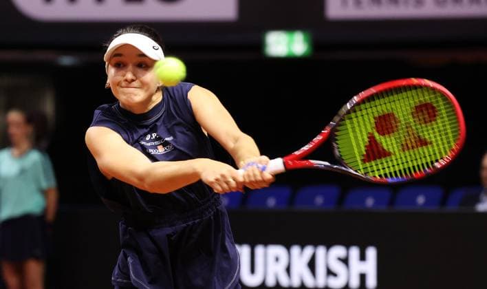 Stuttgart , Porsche Tennis Grand Prix , Eva Lys GER