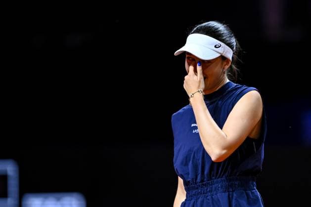 Eva Lys Germany gestures, gestures at the match between Eva Lys Germany vs Jasmine Paolini Italy during the Porsche Tennis Grand Prix Stuttgart 2025 Day 2 at Porsche Arena on April 15, 2025 in Stuttgart, Germany Photo by Harry Langer DeFodi Images Eva Lys Germany gestures at the match between Eva Lys Germany vs Jasmine Paolini Italy during the Porsche Tennis Grand Prix Stuttgart 2025 Day 2 at Porsche Arena on April 15, 2025 in Stuttgart, Germany Photo by Harry Langer DeFodi Images