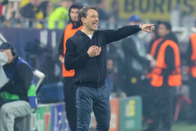 Coach Nico Kovac Borussia Dortmund gestures, UEFA Champions League 2024 25 Quarter Final Second Leg, Borussia Dortmund and FC Barcelona, Signal Iduan Park on April 15, 2025 in Dortmund, Germany Photo by Marco Steinbrenner DeFodi Images Coach Nico Kovac Borussia Dortmund gestures, UEFA Champions League 2024 25 Quarter Final Second Leg, Borussia Dortmund and FC Barcelona, BVB Stadion Dortmund, April 15, 2025 in Dortmund, Germany Photo by Marco Steinbrenner DeFodi Images