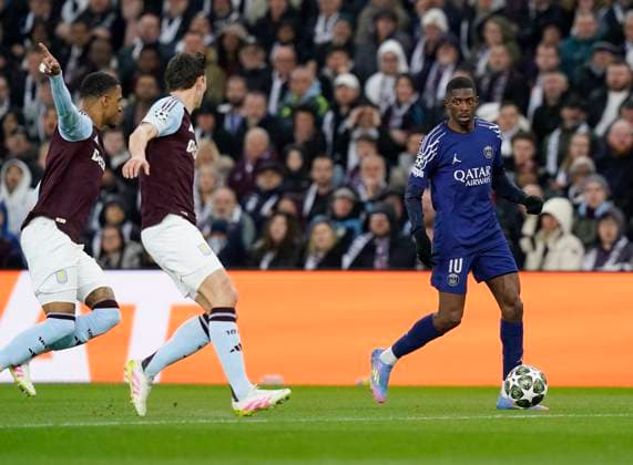 Football, CL, Aston Villa - Paris St. Germain
