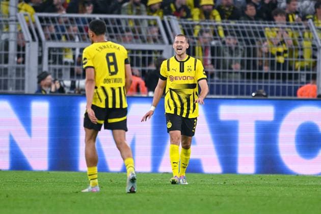 15 04 2025, Football, Champions League, quarter-finals, 2024 2025 season, Borussia Dortmund FC Barcelona, Waldemar Anton Borussia Dortmund xRHR PHOTO TKx Copyright: RHR-FOTOx RHR-FOTO TK