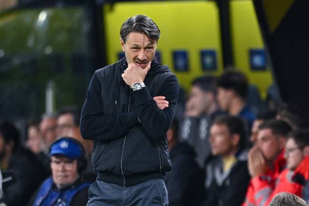 15 04 2025, Football, Champions League, quarter-finals, 2024 2025 season, Borussia Dortmund FC Barcelona, Coach Niko Kovac Borussia Dortmund xRHR PHOTO TKx Copyright: RHR-FOTOx RHR-FOTO TK