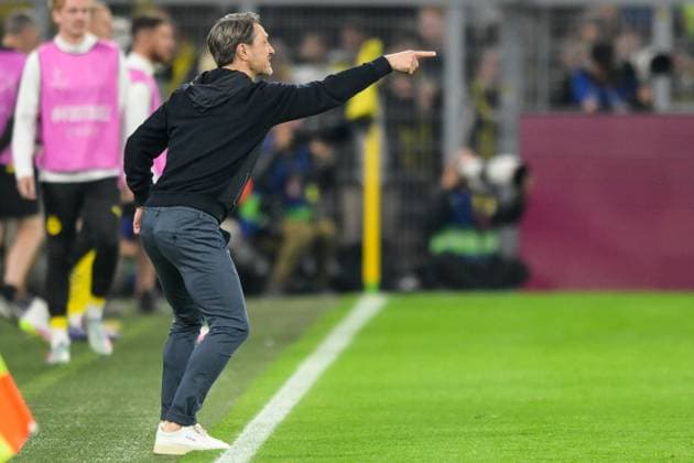 Soccer, Champions League, 20250415, BV Borussia Dortmund FC Barcelona In the picture Coach Dortmund Niko KOVAC Dortmund Signal Iduna Park North Rhine-Westphalia Germany Copyright: Passion2Press MarkusxFischerx