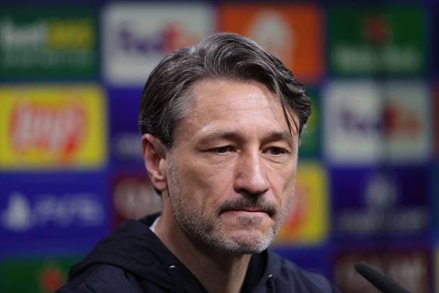 . - Borussia Dortmund v FC Barcelona, Barca UEFA Champions League, Quarter Final, 2nd Leg, BVB Stadion Dortmund, Germany. - 15th April 2025. (C) Daniel Weir Crystal Pix Niko Kovac Manager of Borussia Dortmund during his post match press conference, PK, Pressekonferenz - Borussia Dortmund v FC Barcelona, UEFA Champions League, Quarter Final, 2nd Leg, BVB Stadion Dortmund, Germany. - 15th April 2025. (C) Daniel Weir Crystal Pix Dortmund BVB Stadion GERMANY Copyright: xDanielxWeirx CP_Dortmund_Barcelona_44