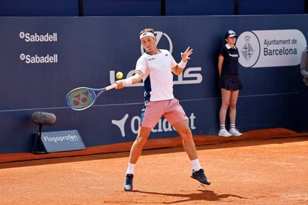 Casper Ruud (NOR), APRIL15, 2025 - Tennis : Casper Ruud during singles 1st round match against Daniel Elahi Galan on the Barcelona Open Banc Sabadell tennis tournament at the Real Club de Tenis de Barcelona in Barcelona, Spain. Noxthirdxpartyxsales (287803835)