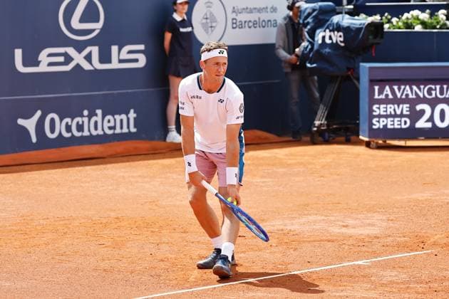 Casper Ruud (NOR), APRIL15, 2025 - Tennis : Casper Ruud during singles 1st round match against Daniel Elahi Galan on the Barcelona Open Banc Sabadell tennis tournament at the Real Club de Tenis de Barcelona in Barcelona, Spain. Noxthirdxpartyxsales (287803848)