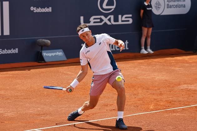 Casper Ruud (NOR), APRIL15, 2025 - Tennis : Casper Ruud during singles 1st round match against Daniel Elahi Galan on the Barcelona Open Banc Sabadell tennis tournament at the Real Club de Tenis de Barcelona in Barcelona, Spain. Noxthirdxpartyxsales (287803886)