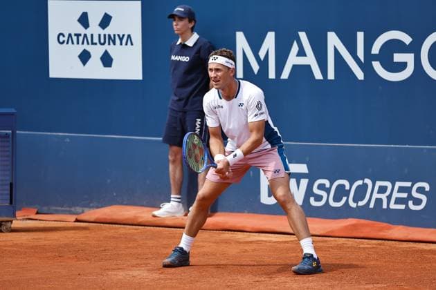 Casper Ruud (NOR), APRIL15, 2025 - Tennis : Casper Ruud during singles 1st round match against Daniel Elahi Galan on the Barcelona Open Banc Sabadell tennis tournament at the Real Club de Tenis de Barcelona in Barcelona, Spain. Noxthirdxpartyxsales (287803901)
