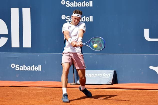 Casper Ruud (NOR), APRIL15, 2025 - Tennis : Casper Ruud during singles 1st round match against Daniel Elahi Galan on the Barcelona Open Banc Sabadell tennis tournament at the Real Club de Tenis de Barcelona in Barcelona, Spain. Noxthirdxpartyxsales (287803925)