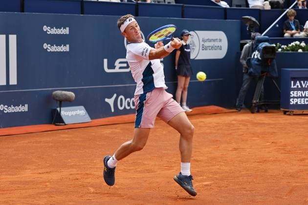 Casper Ruud (NOR), APRIL15, 2025 - Tennis : Casper Ruud during singles 1st round match against Daniel Elahi Galan on the Barcelona Open Banc Sabadell tennis tournament at the Real Club de Tenis de Barcelona in Barcelona, Spain. Noxthirdxpartyxsales (287803963)