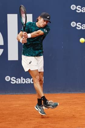 Alex De Minaur (AUS), APRIL15, 2025 - Tennis : Alex Minaur during singles 1st round match against Tomas Martin Etcheverry on the Barcelona Open Banc Sabadell tennis tournament at the Real Club de Tenis de Barcelona in Barcelona, Spain. Noxthirdxpartyxsales  (287805270)