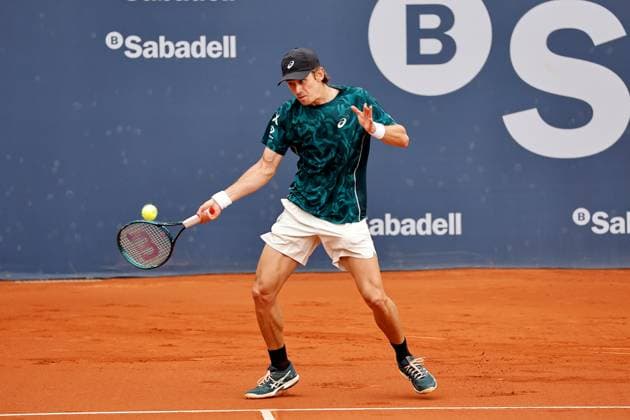 Alex De Minaur (AUS), APRIL15, 2025 - Tennis : Alex Minaur during singles 1st round match against Tomas Martin Etcheverry on the Barcelona Open Banc Sabadell tennis tournament at the Real Club de Tenis de Barcelona in Barcelona, Spain. Noxthirdxpartyxsales  (287805357)