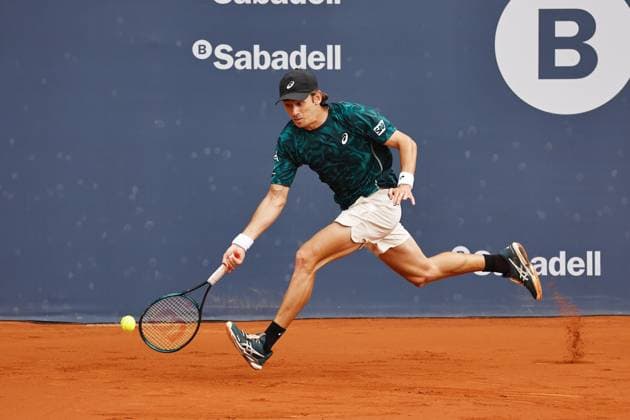 Alex De Minaur (AUS), APRIL15, 2025 - Tennis : Alex Minaur during singles 1st round match against Tomas Martin Etcheverry on the Barcelona Open Banc Sabadell tennis tournament at the Real Club de Tenis de Barcelona in Barcelona, Spain. Noxthirdxpartyxsales  (287805392)