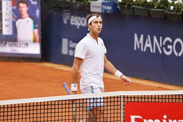 Tomas Martin Etcheverry (ARG), APRIL15, 2025 - Tennis : Etcheverry during singles 1st round match against De Minaur on the Barcelona Open Banc Sabadell tennis tournament at the Real Club de Tenis de Barcelona in Barcelona, Spain. Noxthirdxpartyxsales  (287805518)