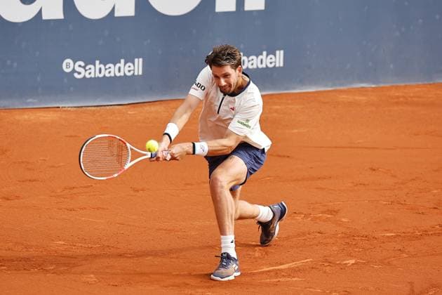 Cameron Norrie (GBR), APRIL15, 2025 - Tennis : Cameron Norrie during singles 1st round match against Karen Kachanov on the Barcelona Open Banc Sabadell tennis tournament at the Real Club de Tenis de Barcelona in Barcelona, Spain. Noxthirdxpartyxsales  (287806434)