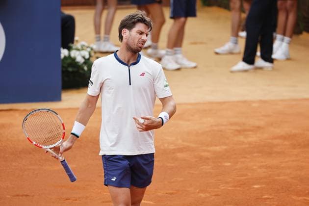 Cameron Norrie (GBR), APRIL15, 2025 - Tennis : Cameron Norrie during singles 1st round match against Karen Kachanov on the Barcelona Open Banc Sabadell tennis tournament at the Real Club de Tenis de Barcelona in Barcelona, Spain. Noxthirdxpartyxsales  (287806530)