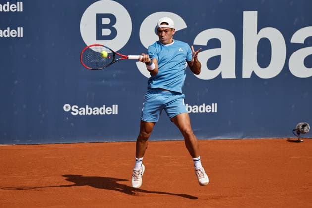 Sebastian Baez (ARG), APRIL15, 2025 - Tennis : Sebastian Baez during singles 1st round match against Damir Dzumhur on the Barcelona Open Banc Sabadell tennis tournament at the Real Club de Tenis de Barcelona in Barcelona, Spain. Noxthirdxpartyxsales  (287806772)