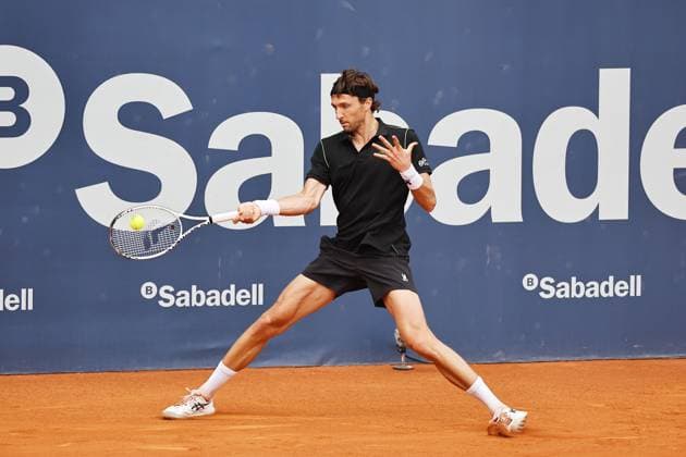 Arthur Rinderknech (FRA), APRIL15, 2025 - Tennis : Arthur Rinderknech during singles 1st round match against Laslo Djere on the Barcelona Open Banc Sabadell tennis tournament at the Real Club de Tenis de Barcelona in Barcelona, Spain. Noxthirdxpartyxsales  (287807197)