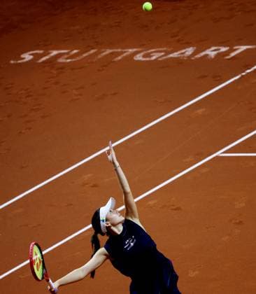 Stuttgart , Porsche Tennis Grand Prix , Eva Lsy GER
