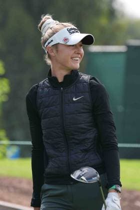 April 15, 2025: LPGA, Golf Damen - NELLY KORDA, thw number 1 ranked female golfer in the world at the JM Eagle LA Championship 2025, El Caballero Country Club, Tarzana, CA, USA, April 15, 2025...Credit Image cr ZUMA Press - ZUMAmt3_ 20250415_zaf_mt3_002 Copyright: xScottxMitchellx
