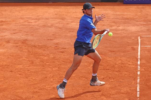 Luciano Darderi ITA plays against Miomir Kecmanovic Tennis BMW Open by Bitpanda ATP 500 Munich 16 04 2025 PHOTO Mladen Lackovic LakoPress