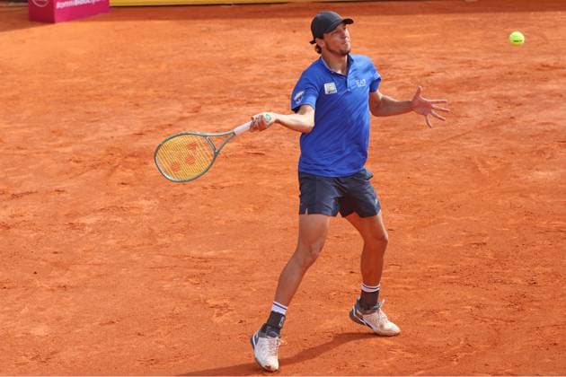 Luciano Darderi ITA plays against Miomir Kecmanovic Tennis BMW Open by Bitpanda ATP 500 Munich 16 04 2025 PHOTO Mladen Lackovic LakoPress