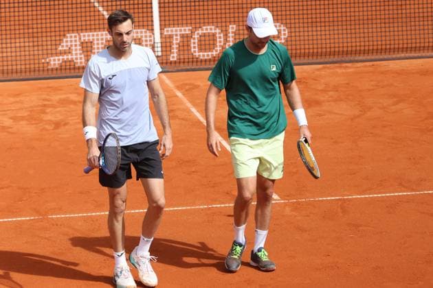 Marcel Granollers ESP and Horacio Zeballos ARG doubles, against Engel, Rehberg Tennis BMW Open by Bitpanda ATP 500 Munich 16 04 2025 PHOTO Mladen Lackovic LakoPress