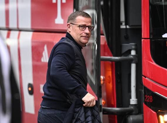 FOOTBALL CHAMPIONS LEAGUE SEASON 2024 2025 Quarter-final second leg Inter Milan FC Bayern Muenchen 15 04 2025 Arrival FC Bayern Muenchen at the team hotel in Milan, sports director Max Eberl