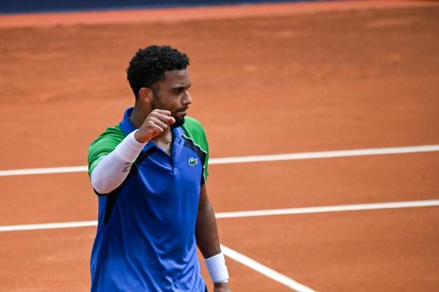 TENNIS - Internazionali di Tennis - Barcelona Open 2025 Arthur Fils during match against Pedro Martinez on the Barcelona Open Banc Sabadell tennis tournament at the Real Club de Tenis de Barcelona in Barcelona, Spain Barcelona Spain  Copyright: xIPAxSport ABACAx