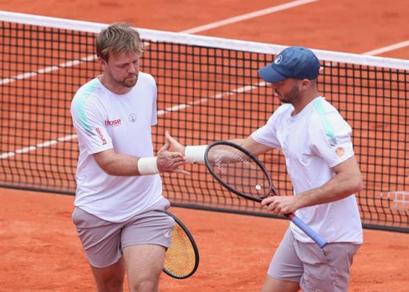 Kevin Krawietz, Tim Puetz Cap , Men Doubles, Men s Doubles Tennis BMW Open 2025 ATP 500 MTTC Iphitos Munich Germany April 16, 2025 Copyright: xJuergenxHasenkopfx