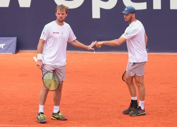 Kevin Krawietz, Tim Puetz Cap , Men Doubles, Men s Doubles Tennis BMW Open 2025 ATP 500 MTTC Iphitos Munich Germany April 16, 2025 Copyright: xJuergenxHasenkopfx