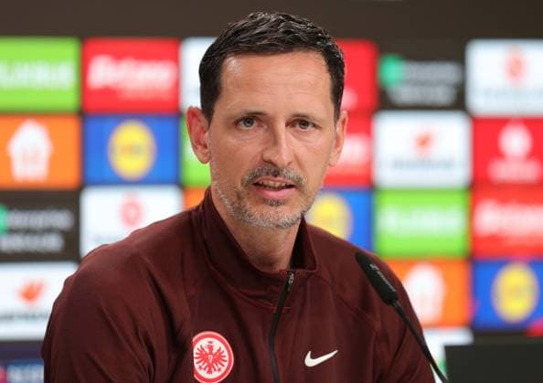 Football, EL, Eintracht Frankfurt, Press conference