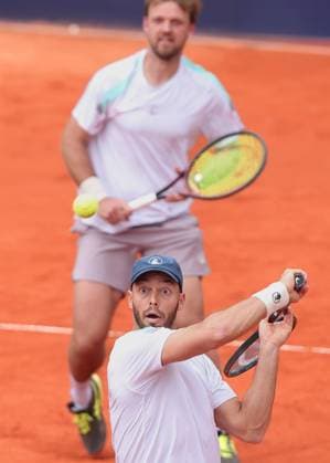 Kevin Krawietz, Tim Puetz Cap , Men Doubles, Men s Doubles Tennis BMW Open 2025 ATP 500 MTTC Iphitos Munich Germany April 16, 2025 Copyright: xJuergenxHasenkopfx