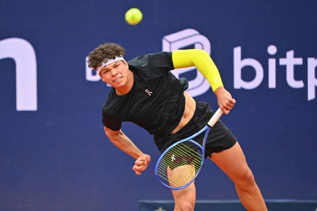 Ben SHELTON USA action,single image,cropped single motif,half figure,half figure Tennis BMW Open 2025 from 12 04 20 04 2025