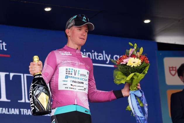 Fiorelli Filippo Of Vf Group Bardianicsf-Faizane during the Giro d™Abruzzo, stage from Tocco da Casauria to Penne (138 km) - Abruzzo, Italy- Wednesday, April 16, 2025. - cycling .  Copyright: xMassimoxPaolone LaPressex