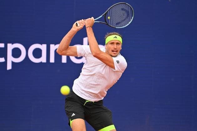 Alexander ZVEREV GER , action,single image,cropped single motif,half figure,half figure Tennis BMW Open 2025 from 12 04 20 04 2025 Â
