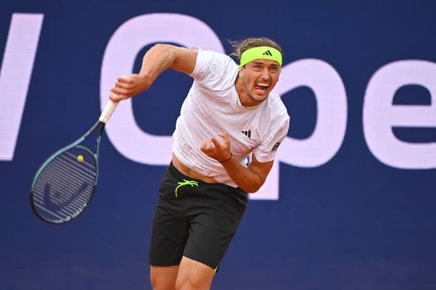 Alexander ZVEREV GER , action,single image,cropped single motif,half figure,half figure, Tennis BMW Open 2025 from 12 04 20 04 2025