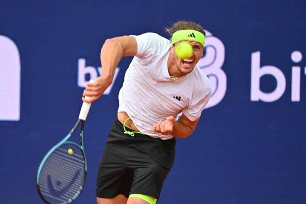 Alexander ZVEREV GER , action,single image,cropped single motif,half figure,half figure, Tennis BMW Open 2025 from 12 04 20 04 2025 Â