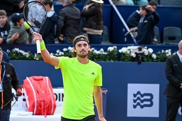 Stefanos Tsitsipas during of the Barcelona Open Banc Sabadell at Real Club De Tenis Barcelona, Spain  Copyright: xAndreaxRosito IPAxSportx xipa-agency.netx xx IPA_56567957 IPA_Agency_IPA56567957