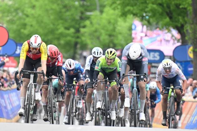 16-04-2025 Ronde Van Limburg; 2025, Cofidis; 2025, Alpecin - Deceuninck; 2025, Lotto; Fretin, Milan; Dehairs, Simon; Menten, Milan; Tongeren; 
