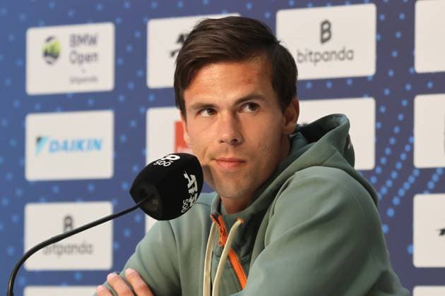 Daniel Altmaier GER Press conference, Portraet, Portrait, Tennis BMW Open by Bitpanda ATP 500 Munich 16 04 2025 PHOTO Mladen Lackovic LakoPress