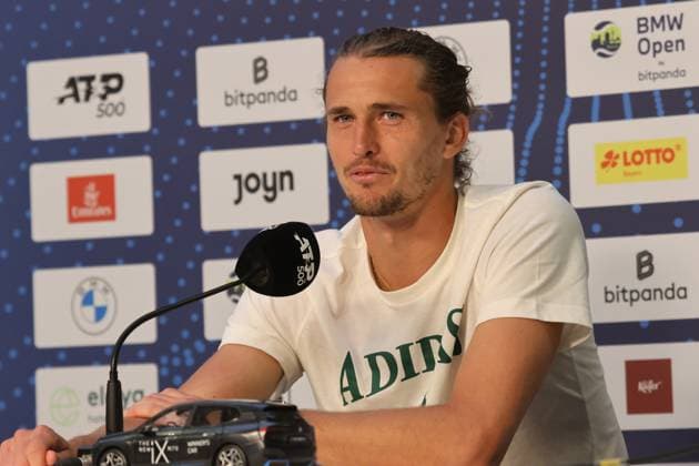 Alexander Zverev GER Press conference, Portrait, Portrait, Tennis BMW Open by Bitpanda ATP 500 Munich 16 04 2025 PHOTO Mladen Lackovic LakoPress