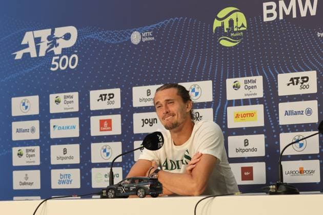 Alexander Zverev GER Press conference, Portrait, Portrait, Tennis BMW Open by Bitpanda ATP 500 Munich 16 04 2025 PHOTO Mladen Lackovic LakoPress